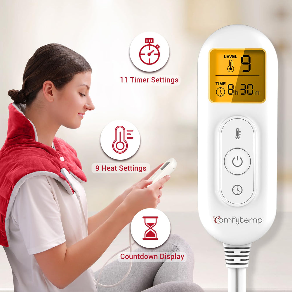 Comfytemp back coverage provides even warmth across a large area.