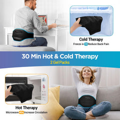 Comfytemp adjustable strap fits up to 48 inches for customizable compression.