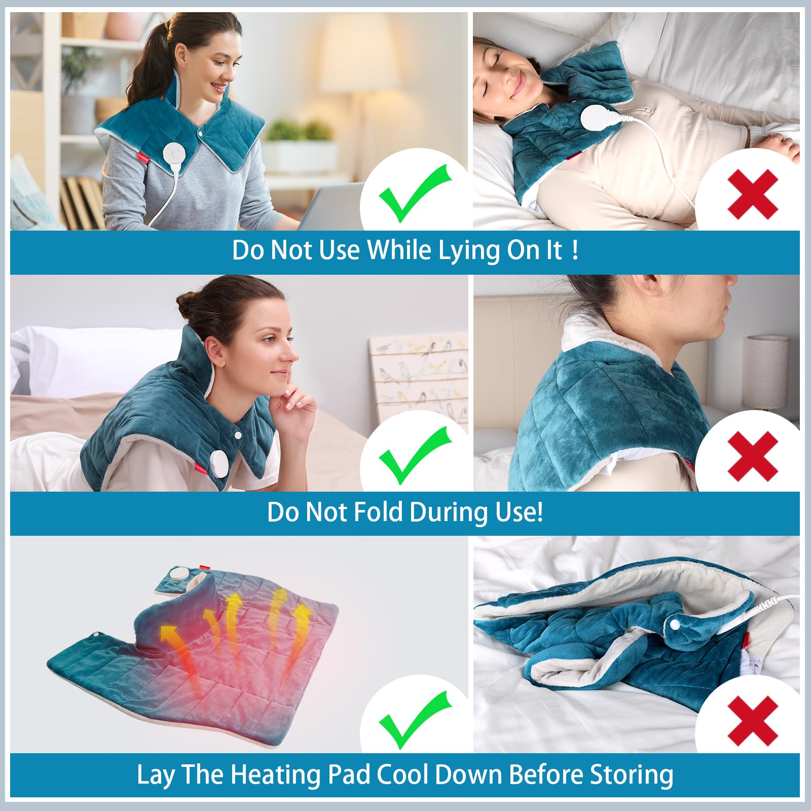 Comfytemp backlit display aids night-time use and easy control