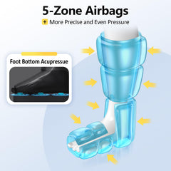 Comfytemp calf and foot massager with heat warmth on calves and feet
