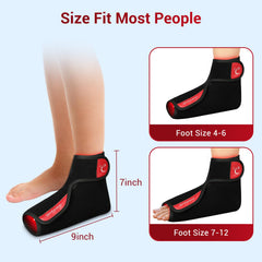 Comfytemp cordless foot therapy shown with cable-free design.
