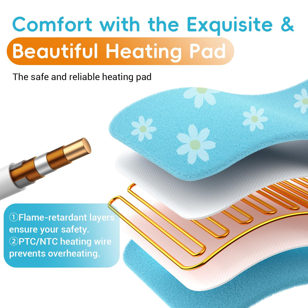 Comfytemp detachable cord enables easy washing.
