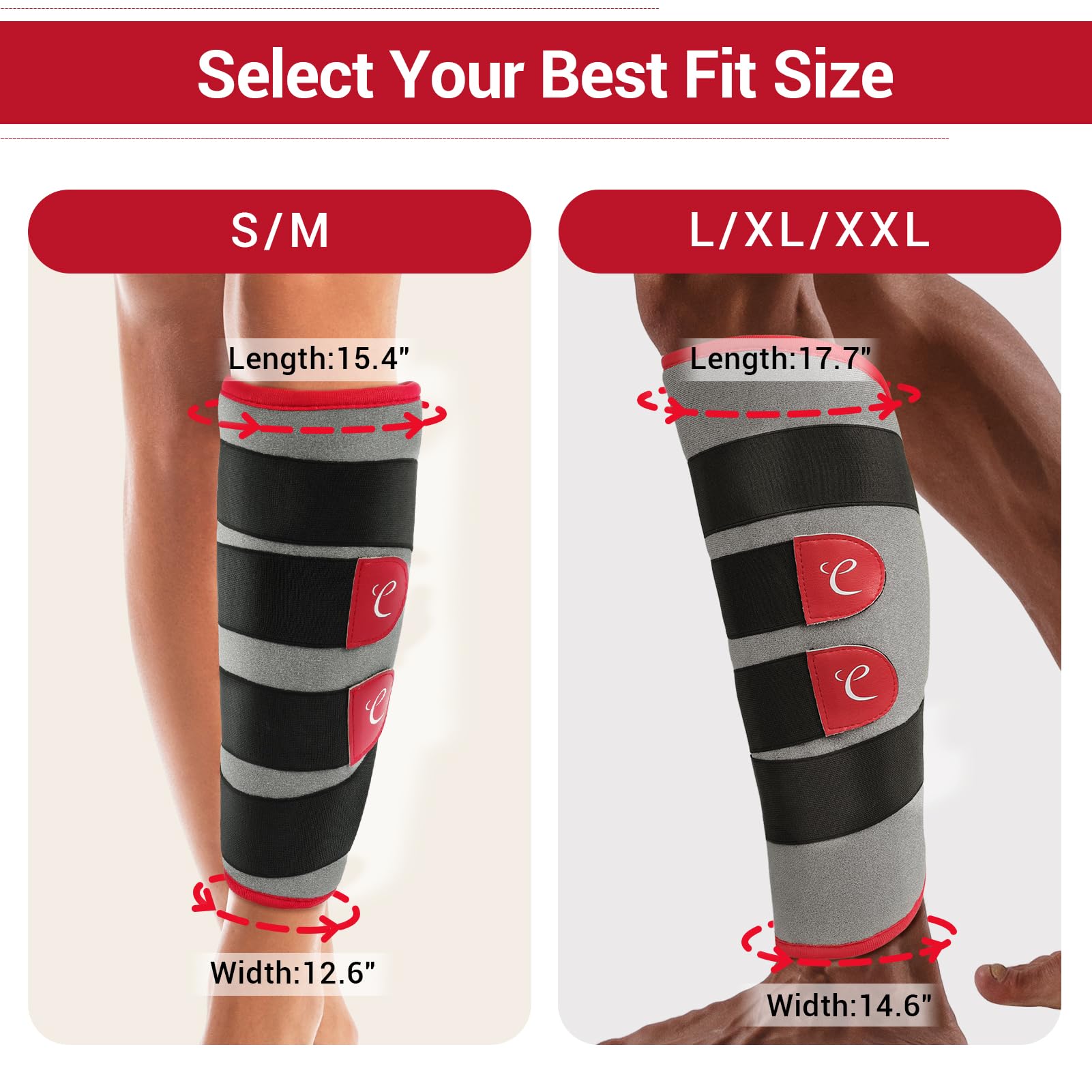 Comfytemp elastic Velcro straps ensure secure, adjustable fit.