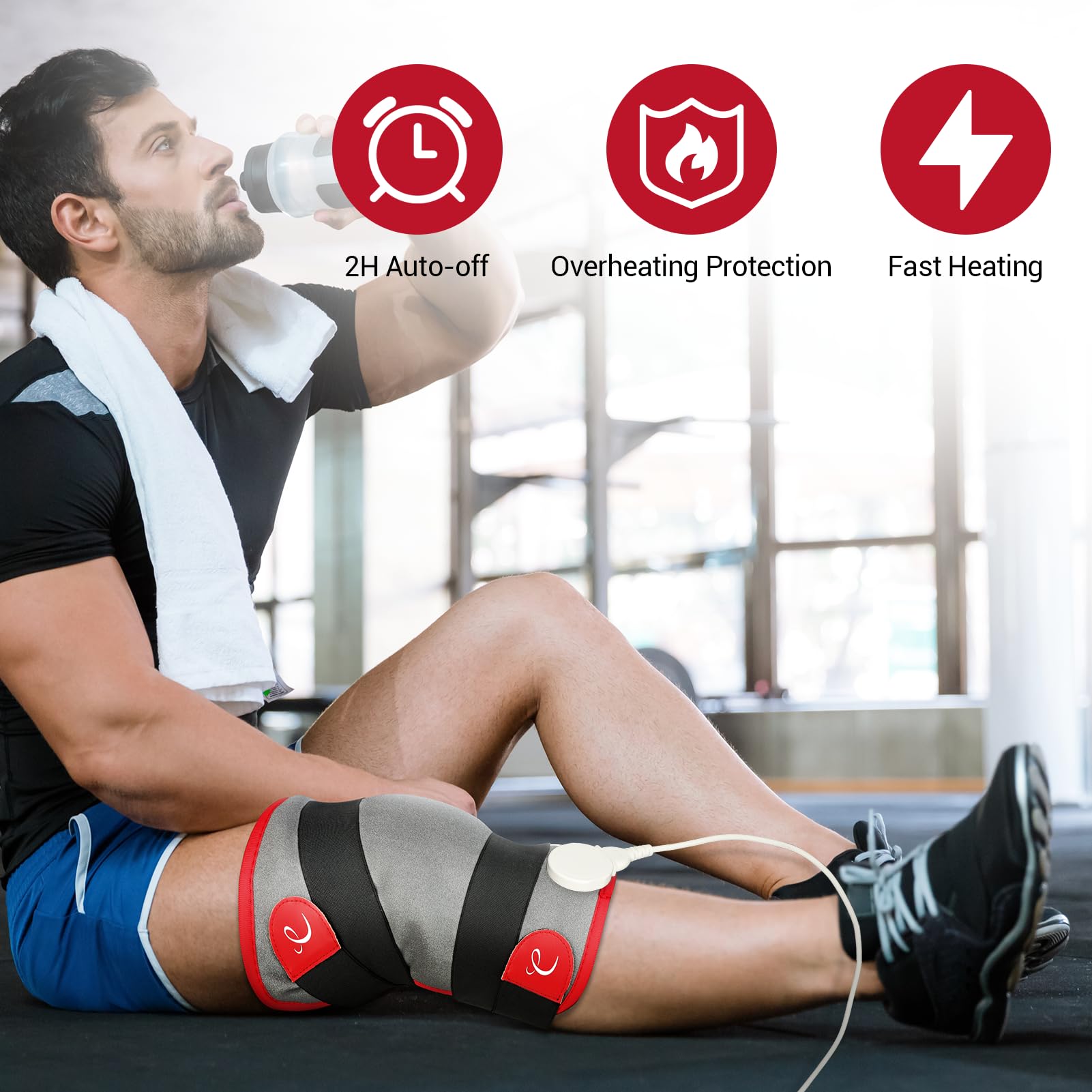 Comfytemp elbow warming pad offers portable heat for elbow relief