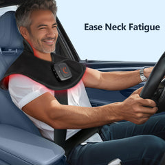 Comfytemp ergonomic U-shaped neck wrap contouring the neck curve