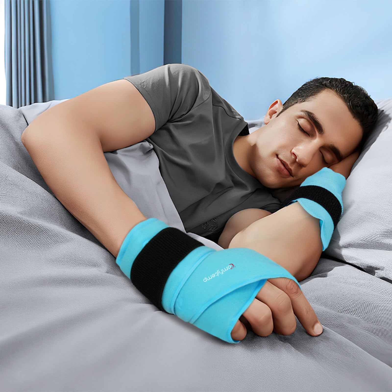 Comfytemp gel insert stays pliable for long-lasting cold therapy