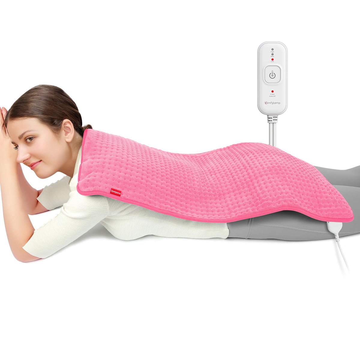 Comfytemp extra large heating pad back coverage for full-body warmth
