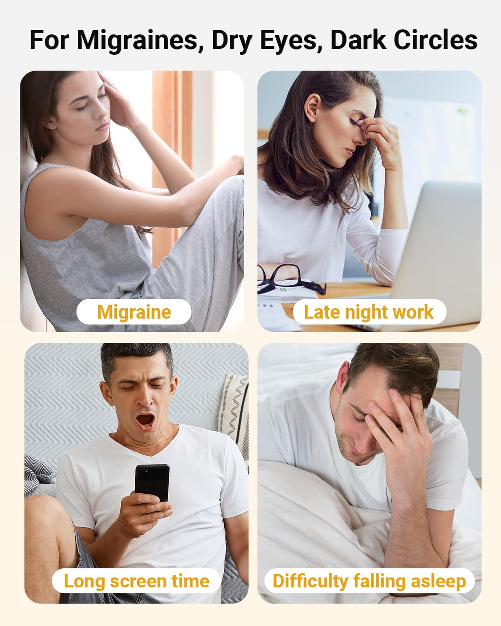Comfytemp Eye Massager memory function recalls last settings