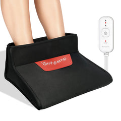 Comfytemp foot warmer ready for desk use delivers cozy warmth to feet.