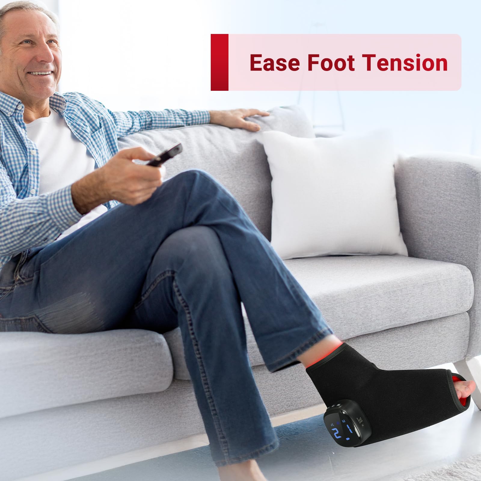 Comfytemp foot warmth therapy covering the ankle and heel area.