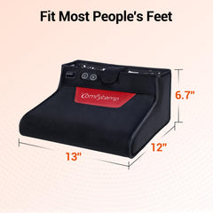 Comfytemp foot wrap covering ankle and heel with 3D heated design
