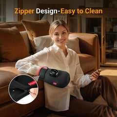 Comfytemp glove zipper design for easy wear and quick cleaning.