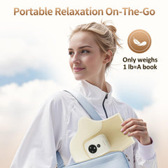 Comfytemp Hand Massager delivering full-hand compression and palm warmth for relaxation.
