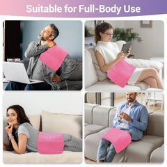 Comfytemp 12x24 inch heating pad highlighting extra-large size for broad coverage.