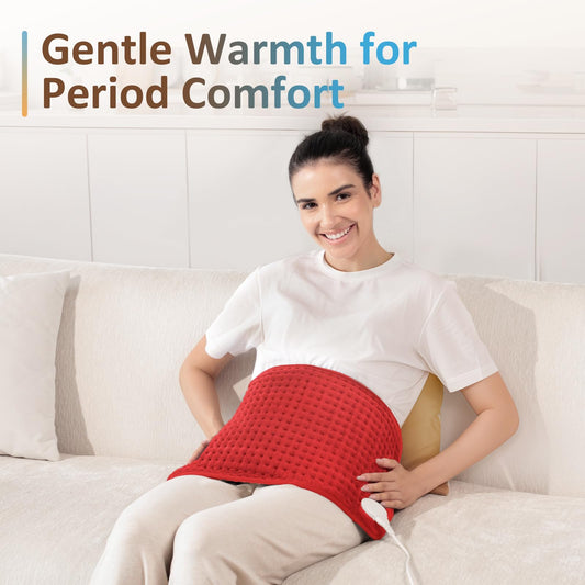 Comfytemp heating pad neck-shoulder-xl provides targeted comfort for tense shoulders.