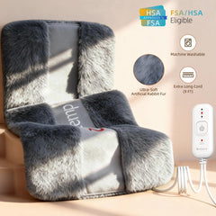 Weighted design rests on back for gentle, soothing pressure.