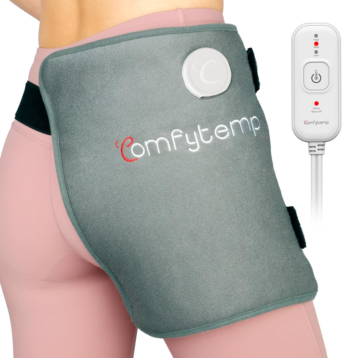 Comfytemp hip heating pad wrap delivers targeted warmth for hip comfort.