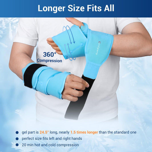 Comfytemp hot and cold therapy wrap delivers targeted relief for swelling