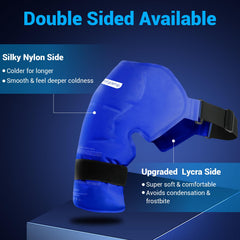 Comfytemp ice pack seal seams visible for leak-free, reusable relief