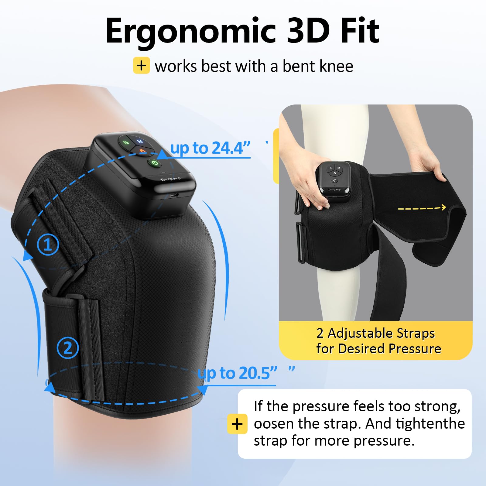 Comfytemp K1006 cordless massager recharges quickly via Type-C