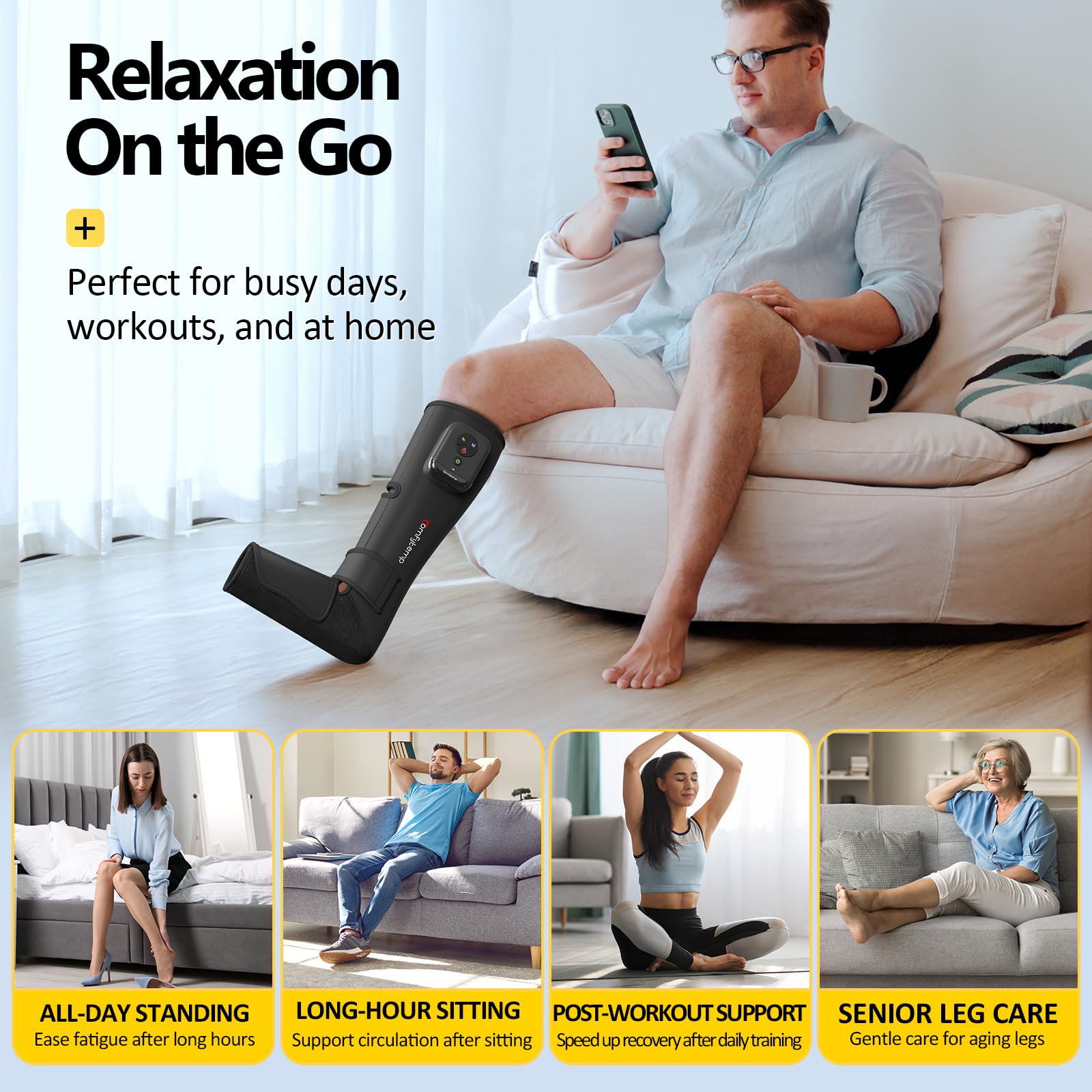 Comfytemp K1011 travel-use ready massager suits busy itineraries.