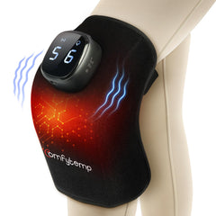 Comfytemp knee massager with adjustable straps for a secure, comfortable fit.