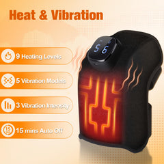 Comfytemp knee massager showing gentle heat for daily knee comfort.