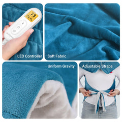 Comfytemp large 22x33 inch heat pad provides broad warmth.