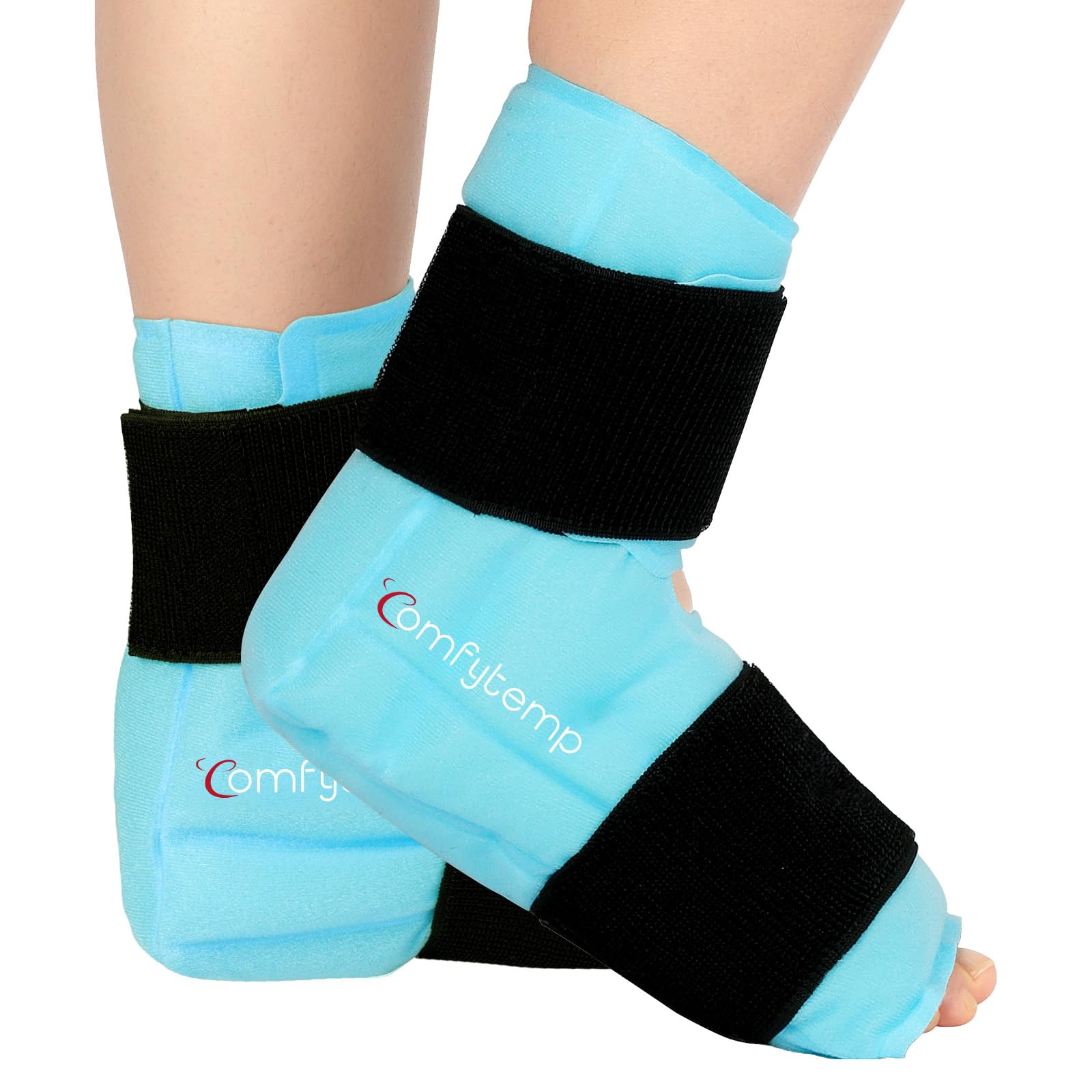 Comfytemp large foot ice pack cover targets the foot and heel for cooling relief.