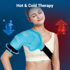 Comfytemp large wrap covers the shoulder for full-area cooling relief.
