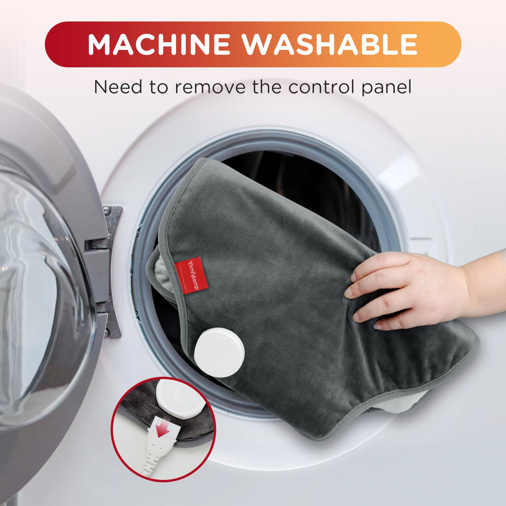Comfytemp machine-washable design keeps cleaning simple.