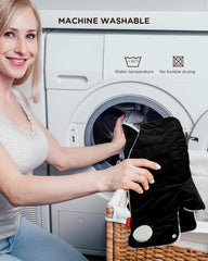 Machine-washable Comfytemp pad after removing the controller for easy care.