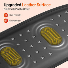 Comfytemp red light belt leather surface is durable and easy to clean.