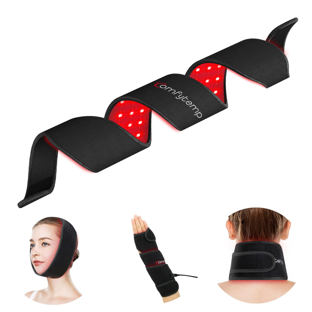 Comfytemp red light wrap with 37-inch coverage for targeted body relief.