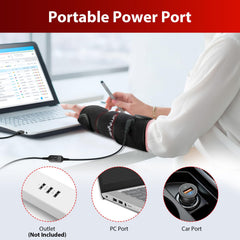 Comfytemp corded wrap delivers up to 10W high power for intensified sessions.