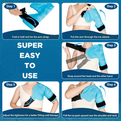 Comfytemp reusable ice pack suitable for left or right shoulder and beyond.