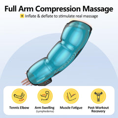 Comfytemp smart app control for customizable arm massage sessions.