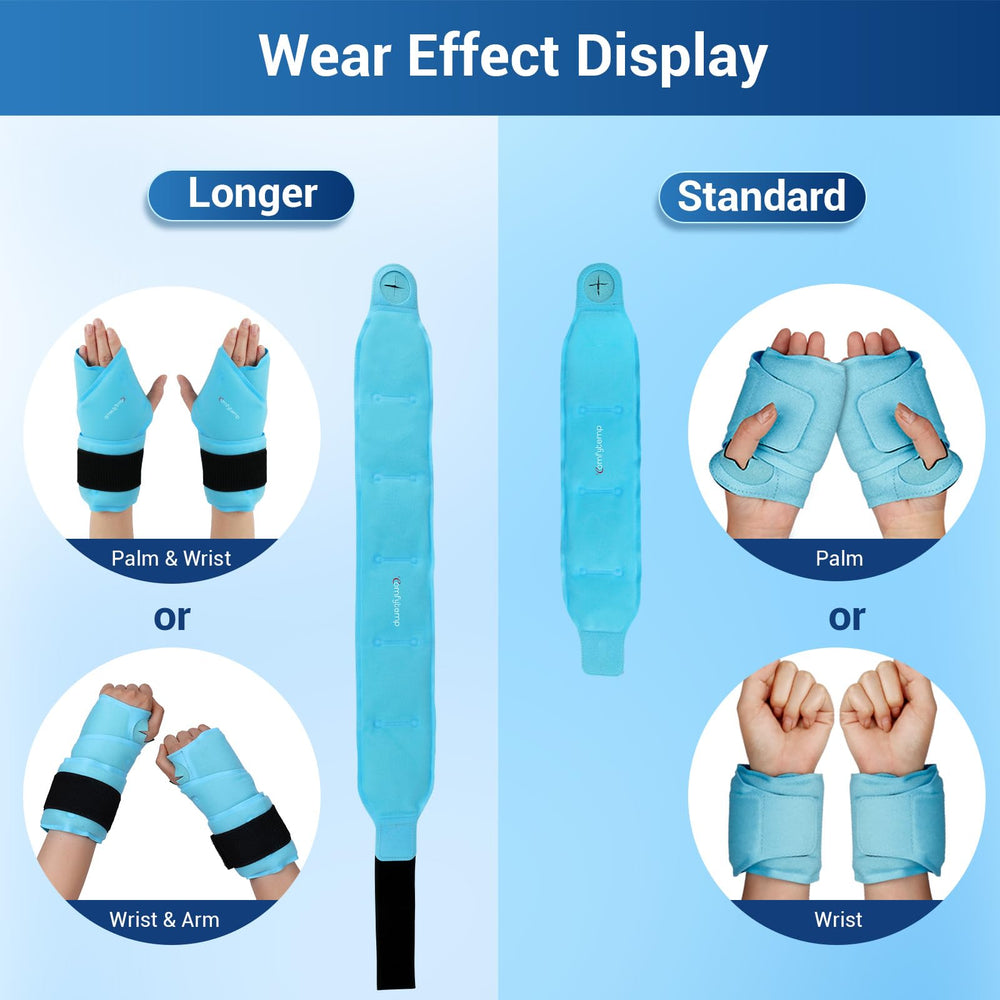 Comfytemp thumb opening design ensures comfortable wear on either hand