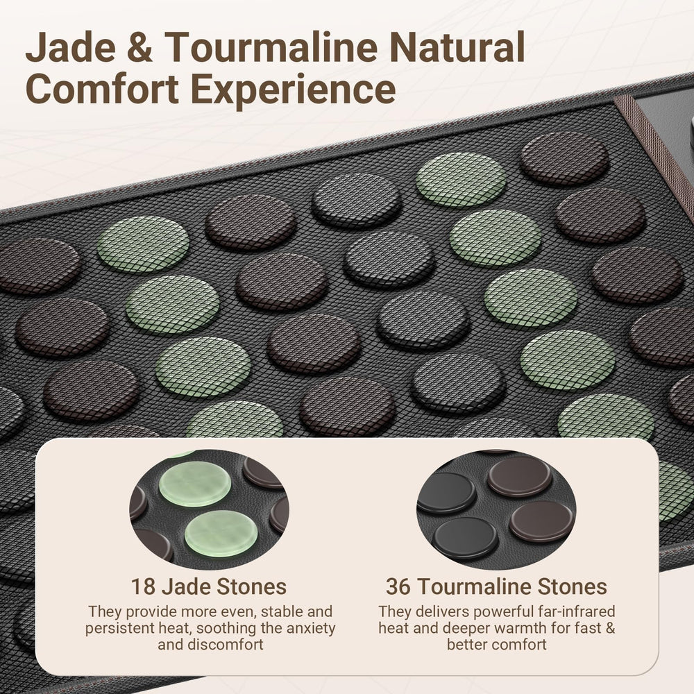 Comfytemp tourmaline jade heat plate delivers deeper warmth and steady comfort.