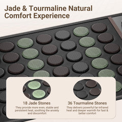 Comfytemp tourmaline jade heat plate delivers deeper warmth and steady comfort.