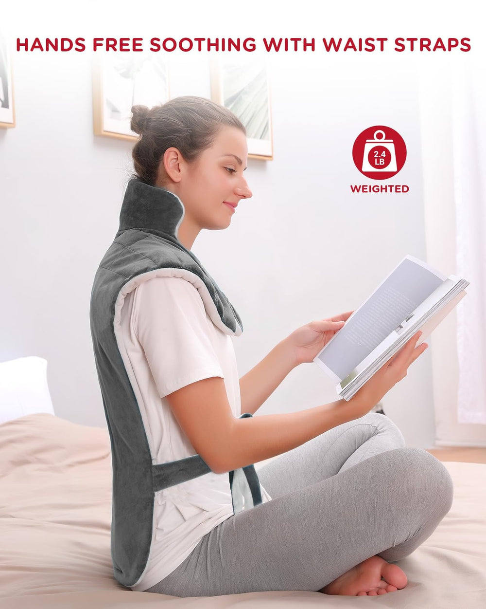 Comfytemp uses on abdomen, knees, and waist for versatile relief.