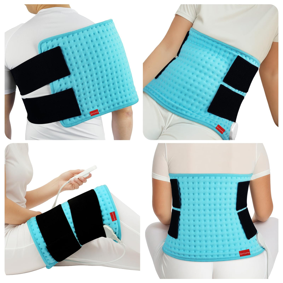 Comfytemp wearable heating pad back coverage view for versatile warmth.