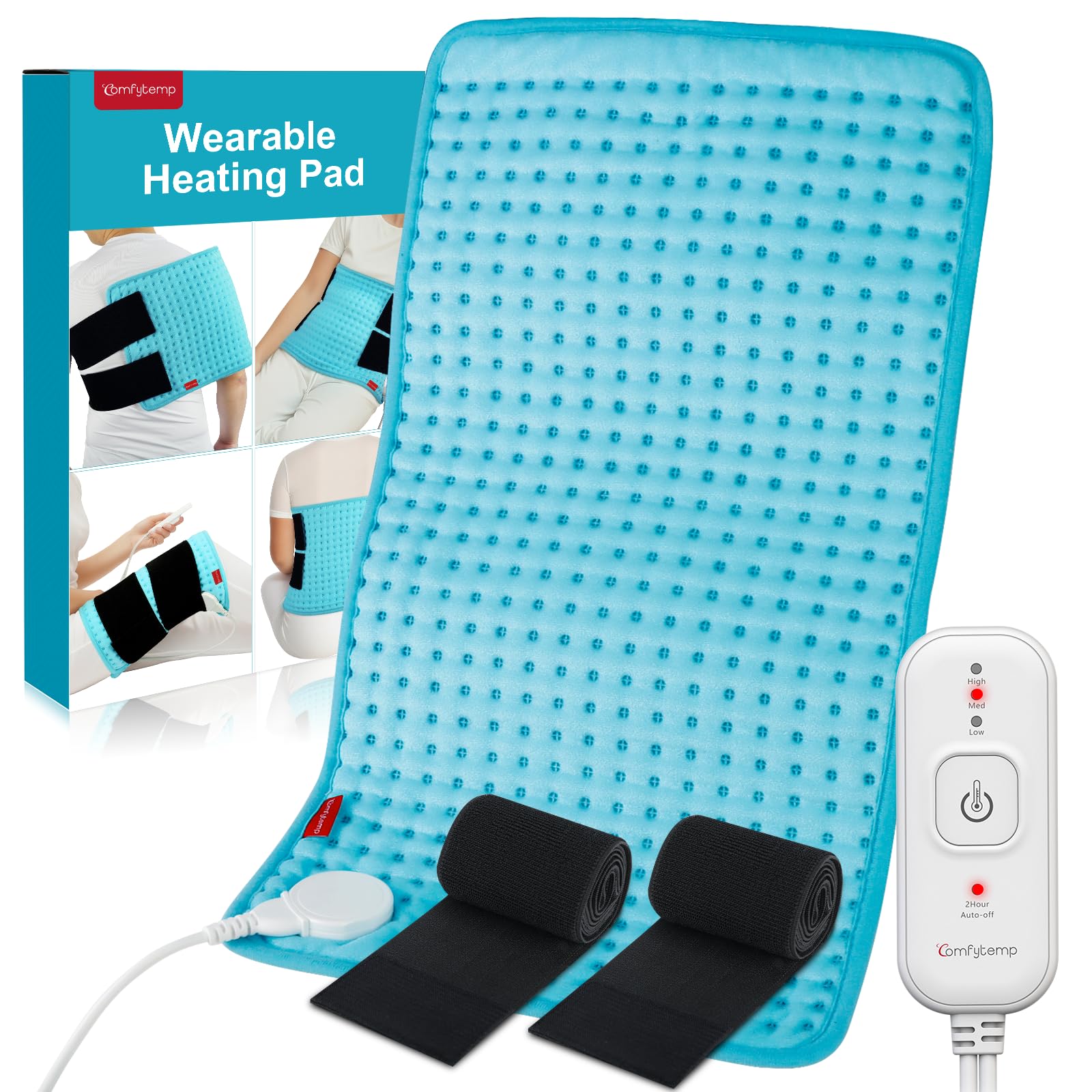 Comfytemp wearable heating pad is FSA/HSA eligible for flexible spending accounts.