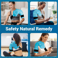 Comfytemp wearable wrap supports easy, portable shoulder comfort during daily activities.