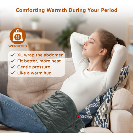 Back-area use with weighted design for snug heat transfer and comfort.
