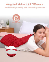Comfytemp twelve-by-twenty-four-inch pad provides full-body coverage for versatile warmth.
