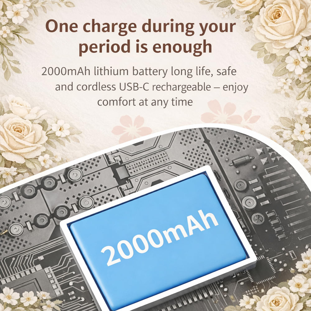 ComfyWon USB-C charging keeps your warmth ready without a wall outlet.