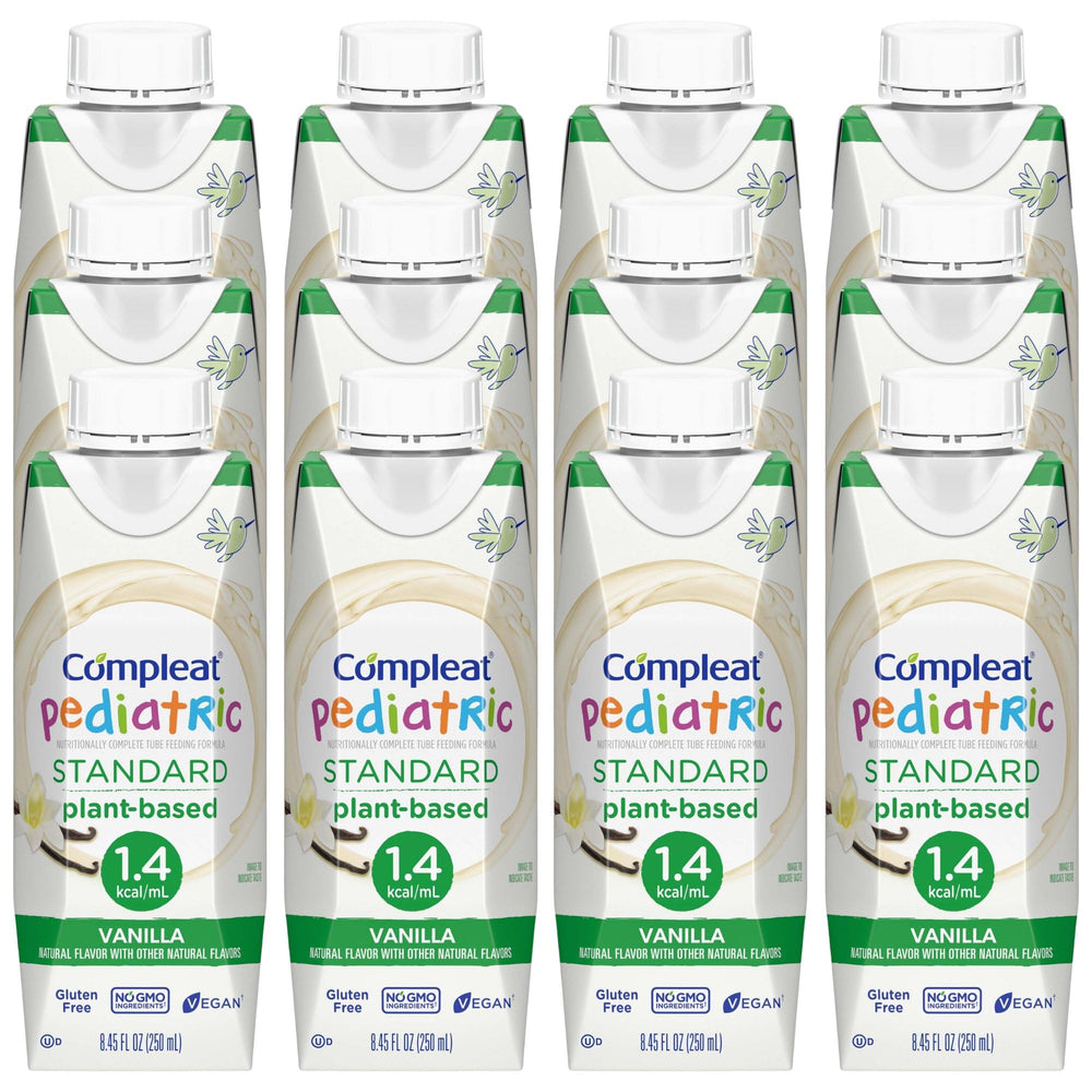 Compleat Pediatric Standard 1.4 Cal Vanilla nutrition facts panel insight.