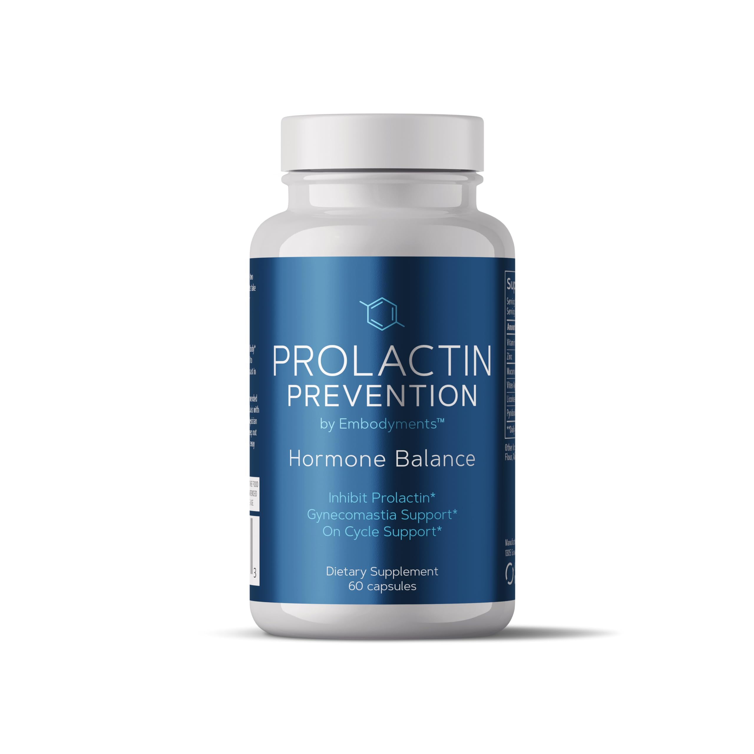 Complete Nutrition Prolactin bottle front promotes hormonal balance support.