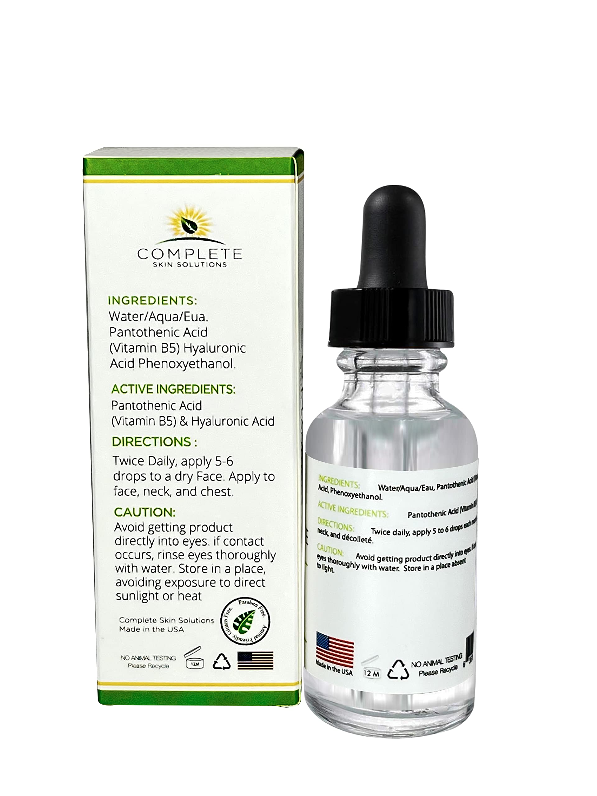 Complete Skin Solutions Advanced B5 Gel packaging on display